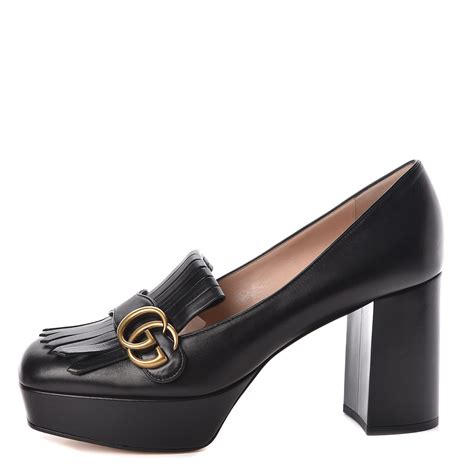 malaga kid gucci|GUCCI Malaga Kid Pumps 40 Black 996701 .